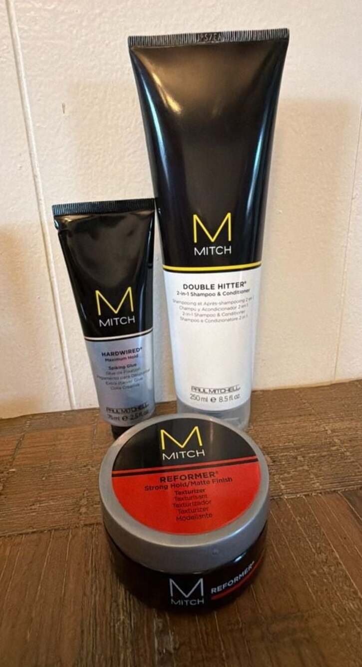 New Paul Mitchell MITCH Men's Hair Double Hitter, Reformer, Hardwired